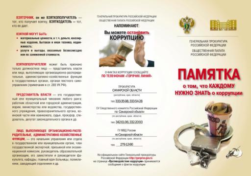 Противодействие коррупции
