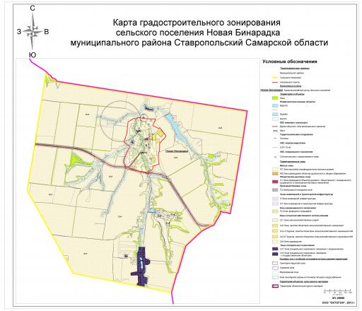 Карта градостроительного зонирования (М 1: 25000)