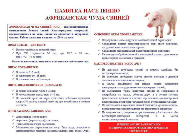 Памятка АЧС